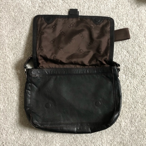 UGG Bags Ugg Leather Messenger Bag Poshmark